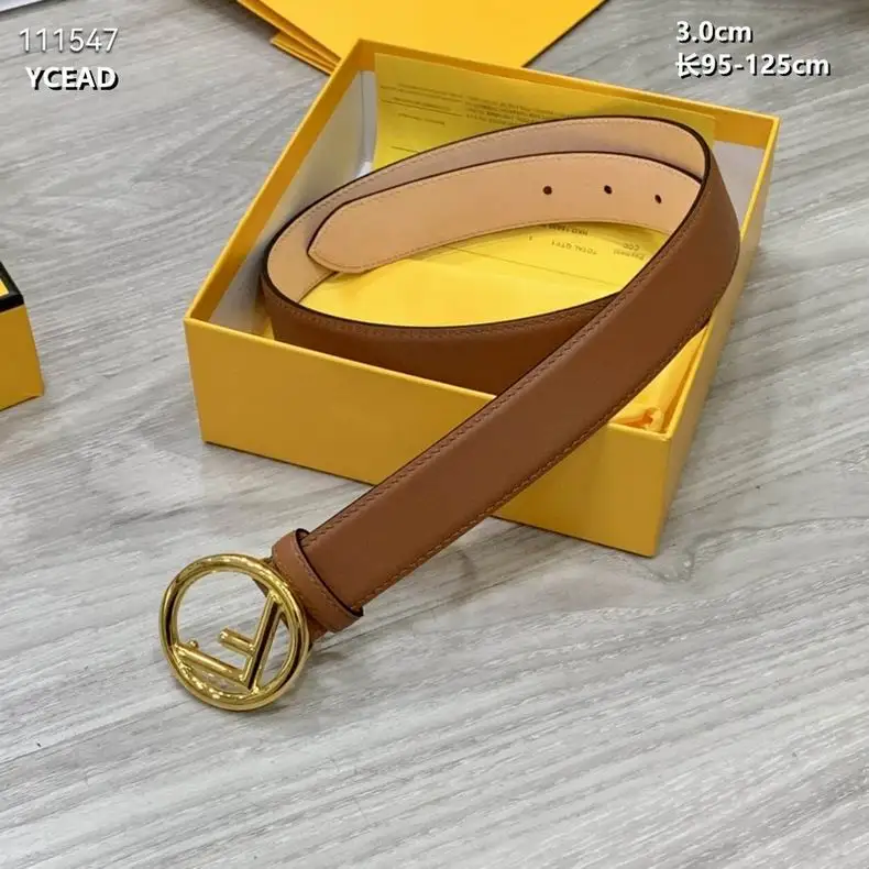 Fendi Belt 30mmX95-125cm 8L10